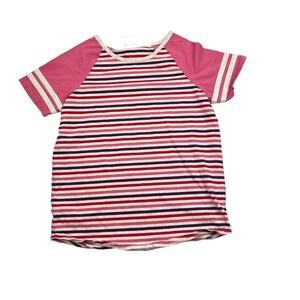 Hanna Andersson Pink Striped Tee